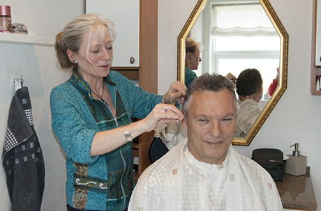 Billed af Annette Hundahl - Din mobile hjemmefrisør.